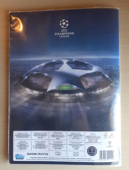 Caderneta Completa Topps | Uefa Champions League 2015-2016