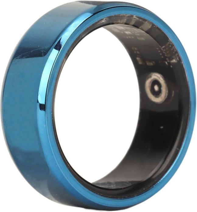 SmartRing Niebieski12# Intelig Pierścień Sport Kroki Kalorie Tętno Sen