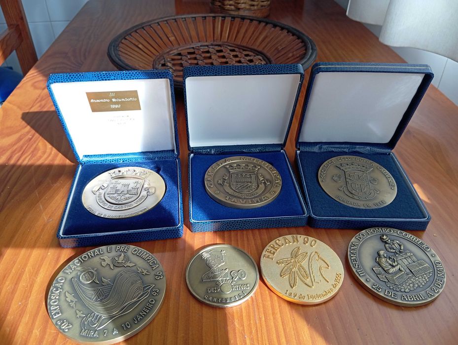 Conjunto de medalhas
