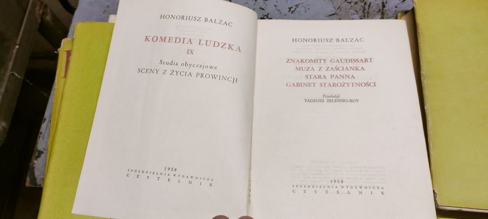 Honoriusz Balzac KOMEDIA LUDZKA