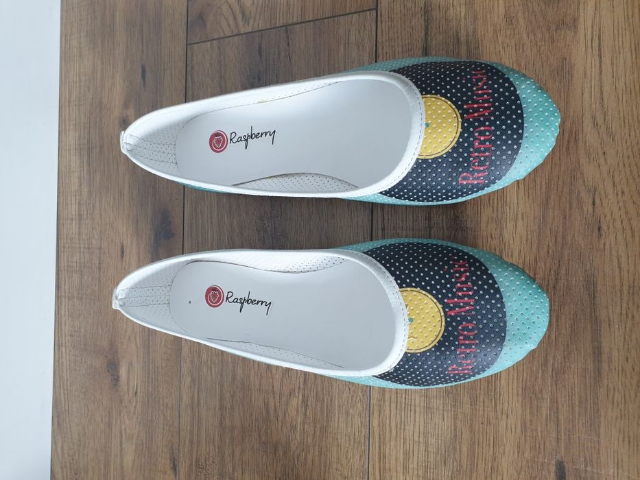 Buty baleriny roz 40  Raspberry nowe