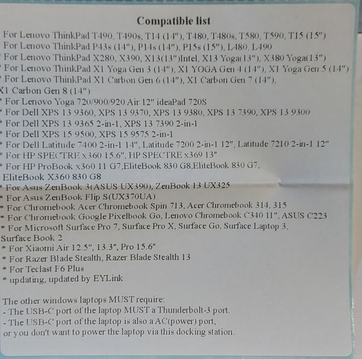Adaptador MST-USB C Docking station, 12 em 1