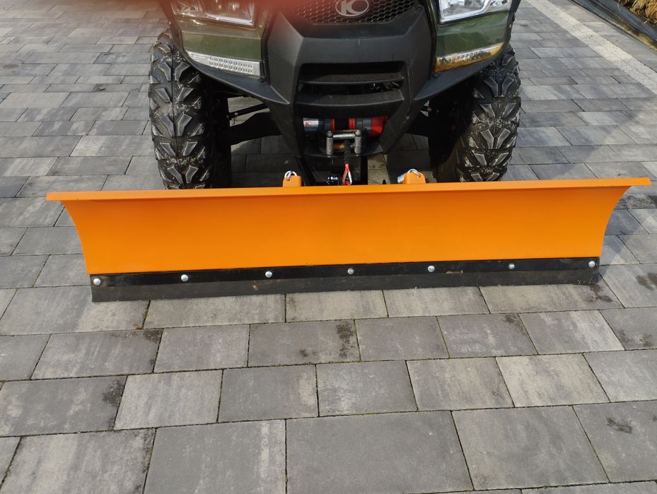 Pług śnieżny ATV ze sprężynami na dojazd