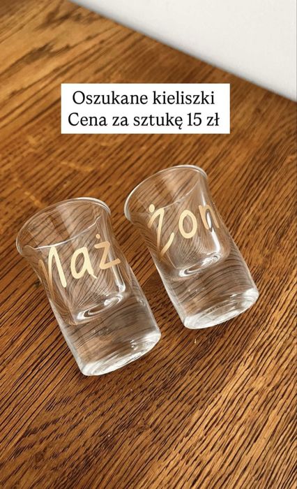 Kieliszki Maż Żona 15 ml