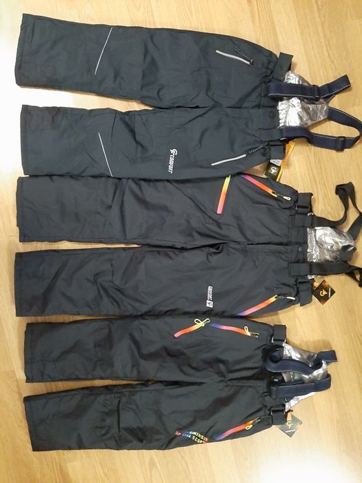 Дитячі термо штани напівкомбінезон 98, 104, 110 нові лижні зимові