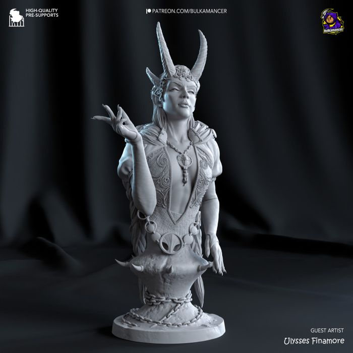 Mizora Bust - figurka inspirowana Baldur's Gate 3