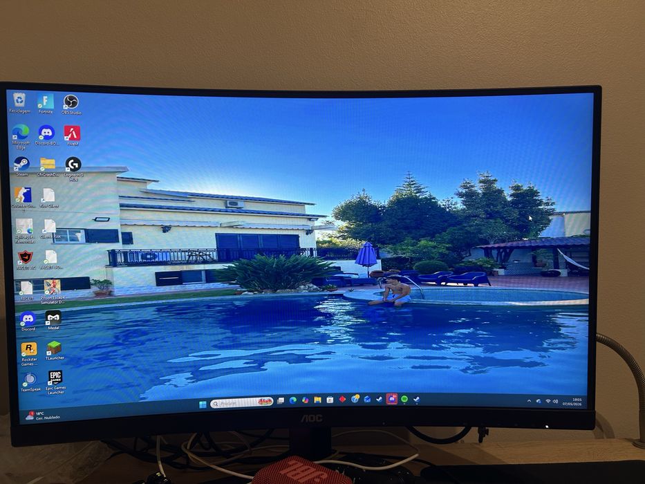 Monitor gaming aoc curvo 280hz
