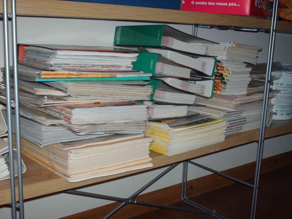 Teleculinária e doçaria e outras revistas/coleções de culinária