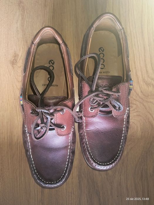 Sztos Mokasyny Ecco Buty Skóra super stan 40,41  6;6,5