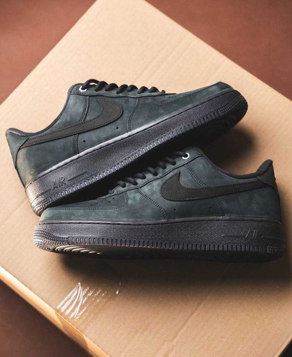 ОРИГІНАЛ! Nike Air Force 1 Low Black Nubuck 40.5 41 44.5 45 | CJ9179-001