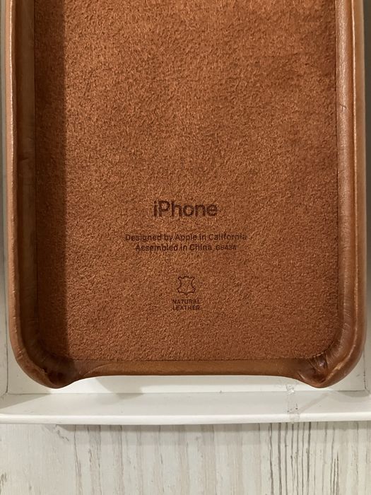 Чехол Leather Case Saddle Brown Iphone 7 8 Se 2020 2022