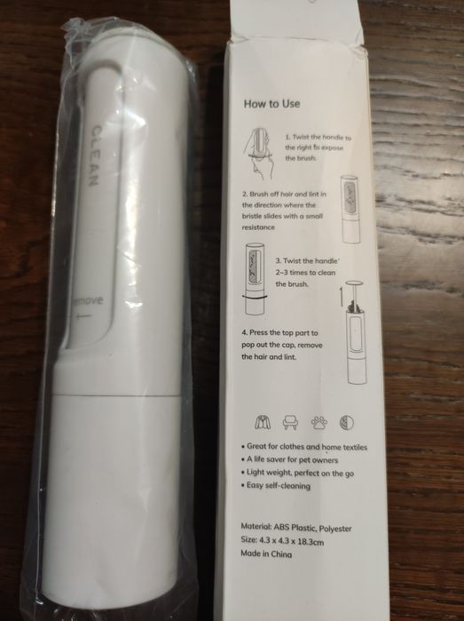 Szczotka do usuwania włosów