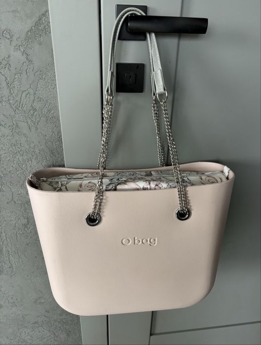 Komplet obag o bag standard classic rosa smoke pudrowy róż