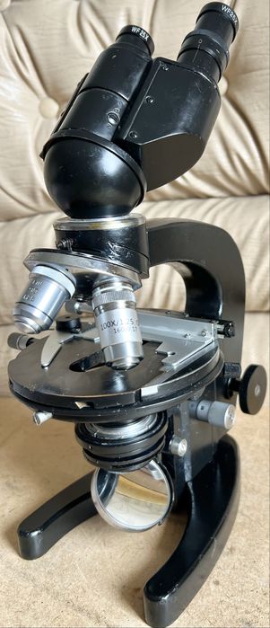 Мікроскоп МБР-3 з можливістю збільшення до 2500 крат!