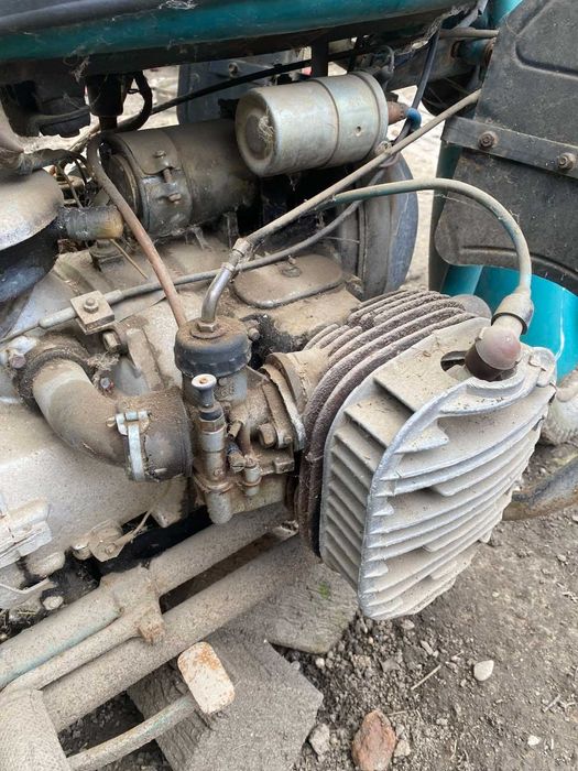 Мотоцикл Днєпр М79 з прицепом