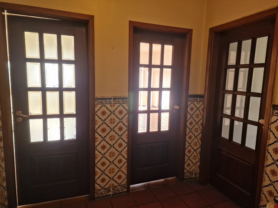 Vendo portas de vidro escuras