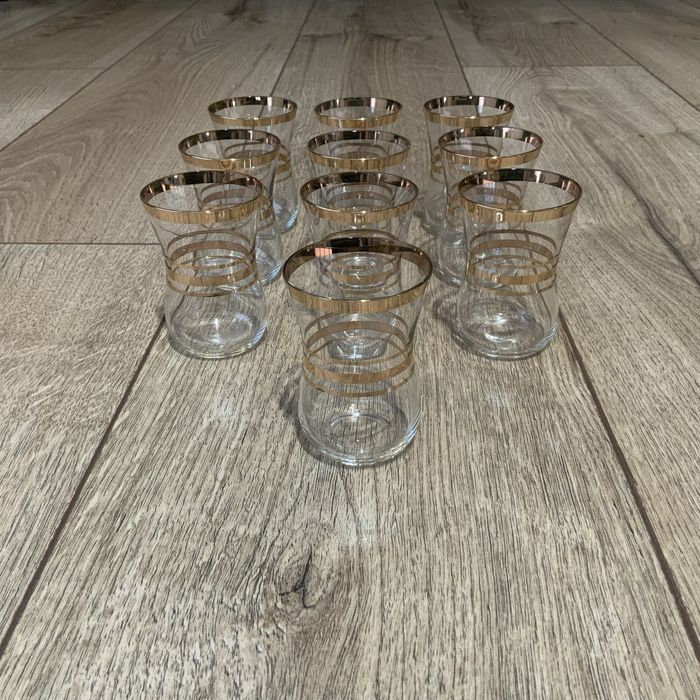 Kieliszki do wódki / literatki PRL 10 sztuk