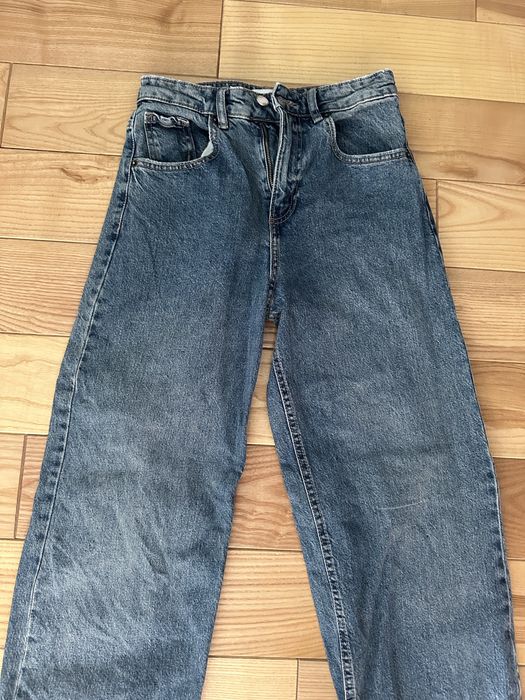 Широкие джинсы reserved wide leg