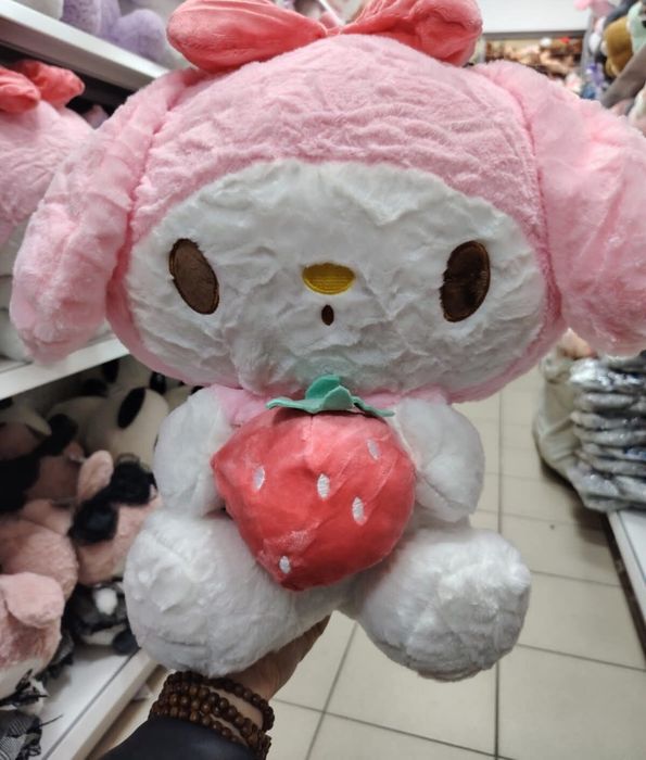 Maskotka my melody truskawka 45cm dla dziewczynki