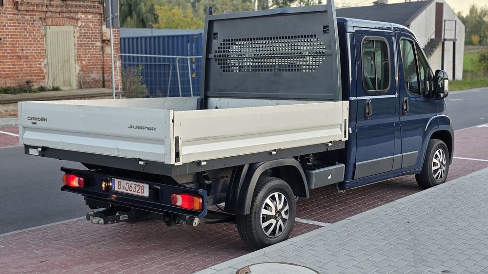 Citroen Jumper brygadówka doka paka skrzyniowy 6 osob 13 rok niski przebieg 130.tys.km zdrowy