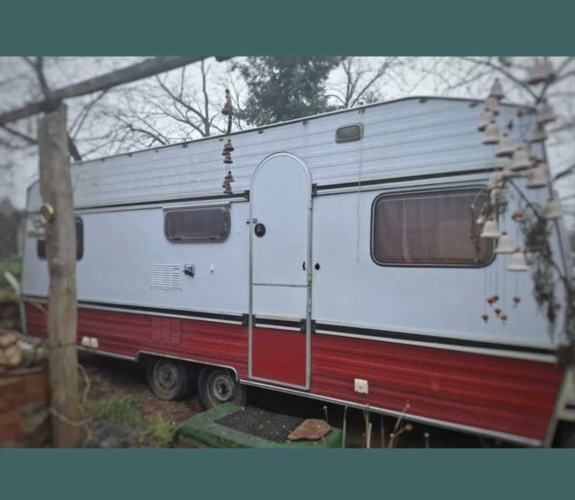 Przyczepa kempingowa 7m stacjonarna