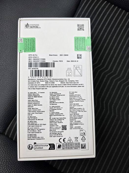 Smartphone Oppo A5 Pro 6.67"8GB RAM, 256GB, 50MPX, NFC, 4G