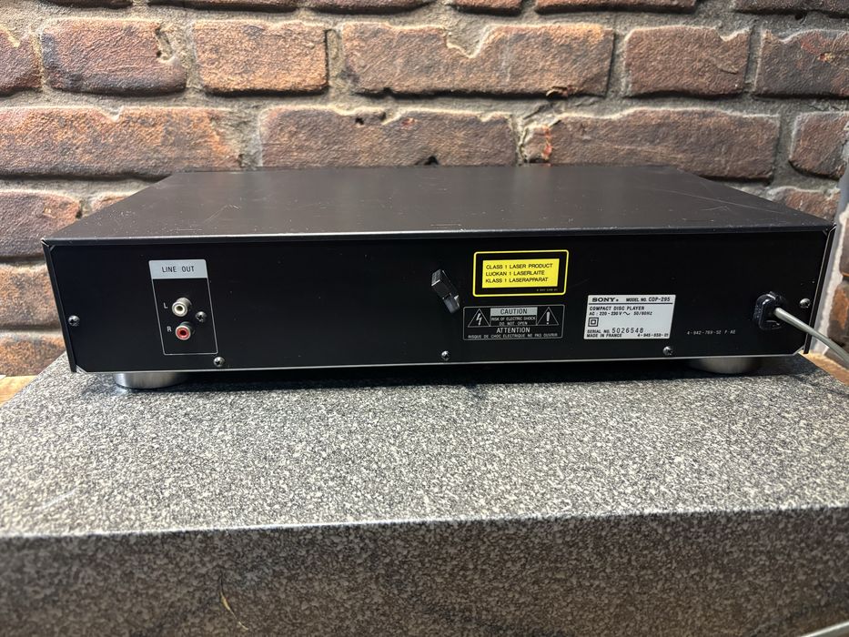 Odtwarzacz CD Sony CDP 295