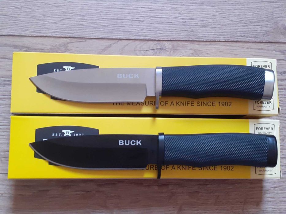 Мисливський,туристичний ніж Buck Knives 1902 22см Silver/Black в чехлі