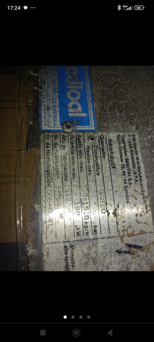 Queimador a gasoleo para aquecimento de estufas casas fábrica tem muit