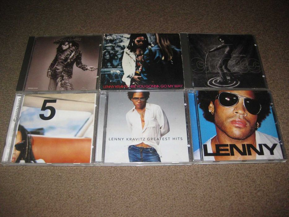 6 CDs do "Lenny Kravitz" Excelente Estado!