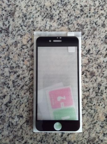 Películas Vidro e de Fibra de Carbono completa iPhone 6P/7P/8P