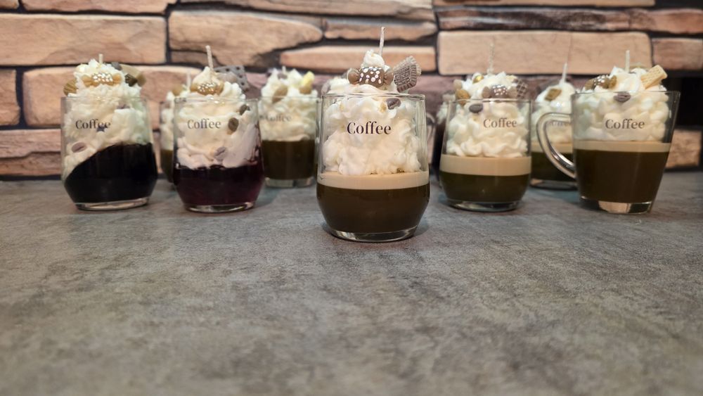 Свічка соєва у склі.Асортимент