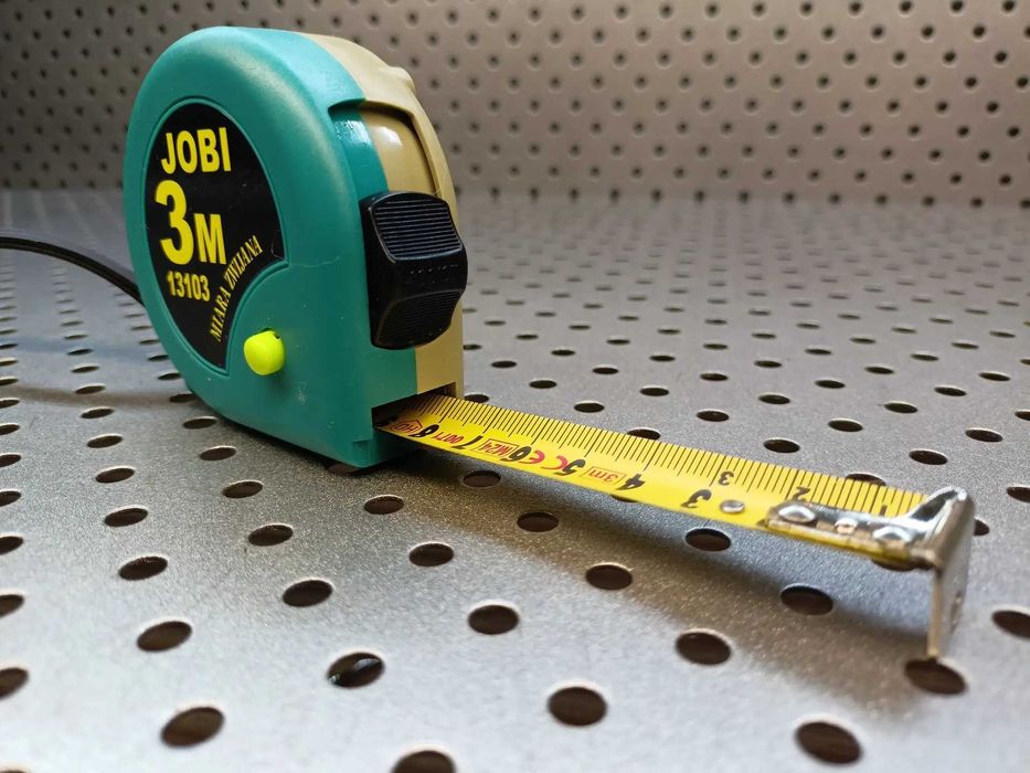 Miara 3m x 19mm szeroka Taśma miernicza 3m Miarka 3m