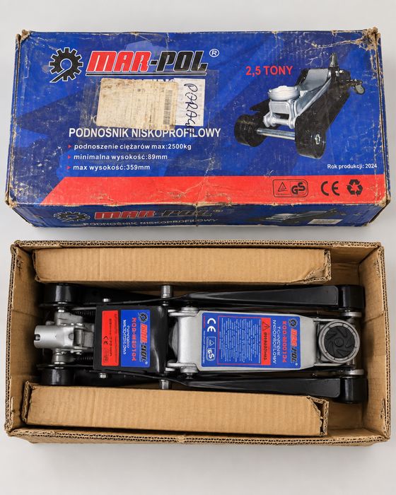 Podnośnik niskoprofilowy Mar-Pol 2,5T M80124 – nowy