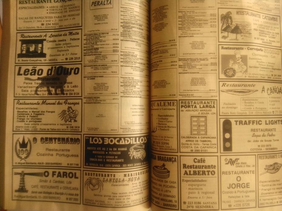 Lista Telefónica Nacional. Margem Sul do Tejo 90/91. TLP