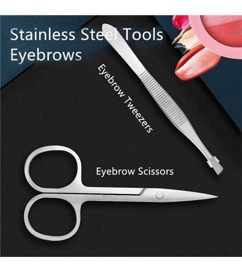 Conjunto Manicure/Pedicure 19 Acessórios, para Rosto, Mãos e Pés Goeik