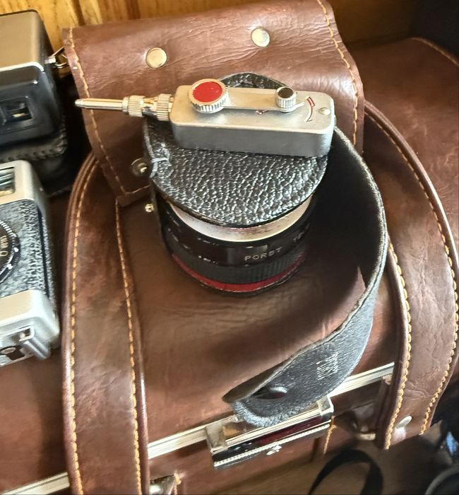 Zestaw fotograficzny ROLLEI, Porst, Minolta, Braun, Canon, Bauer