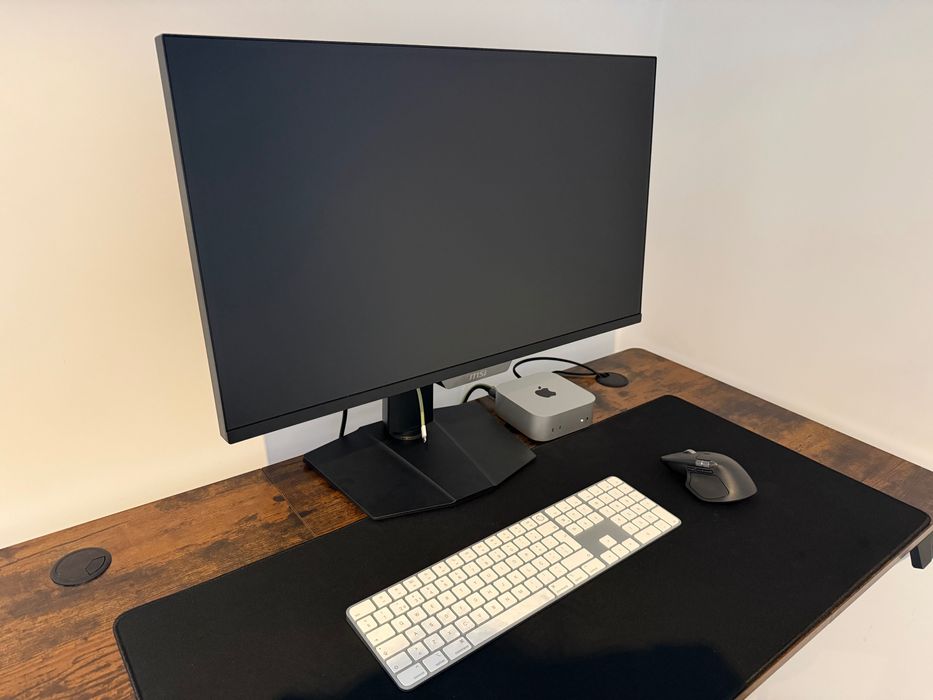 Setup Mac mini M4 16/512gb + acessórios + Monitor 4k 160/320Hz Mini Led