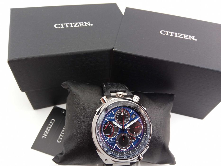 Лимитка Citizen Promaster AV0088-01L Титан, сапфир, будильник тахиметр