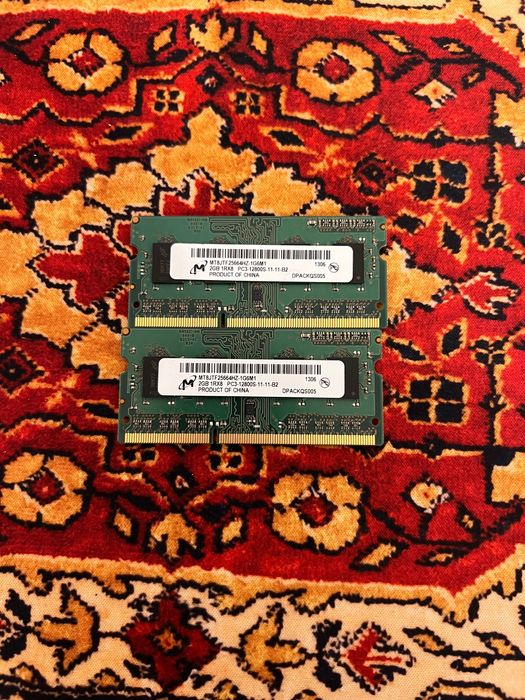 Pamięć RAM 2GB MT 1Rx8 PC3L-12800S-11-11-B2 Micron