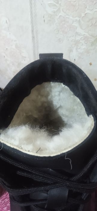Сапоги унты кожаные