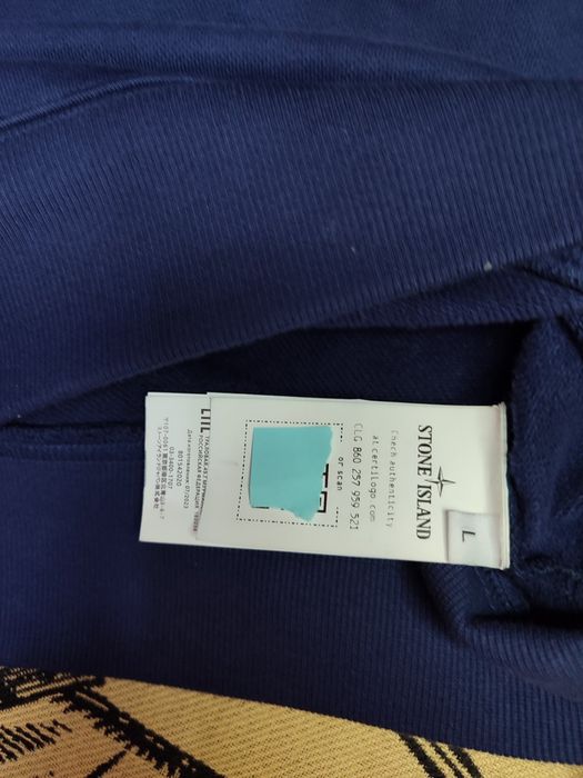 Кофта stone island blue