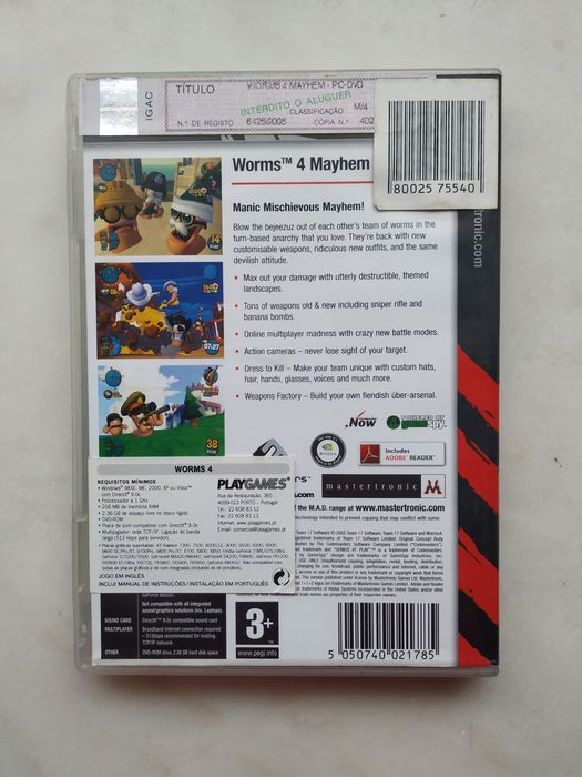 Jogo Worms 4 Mayhem - Portes Oferta
