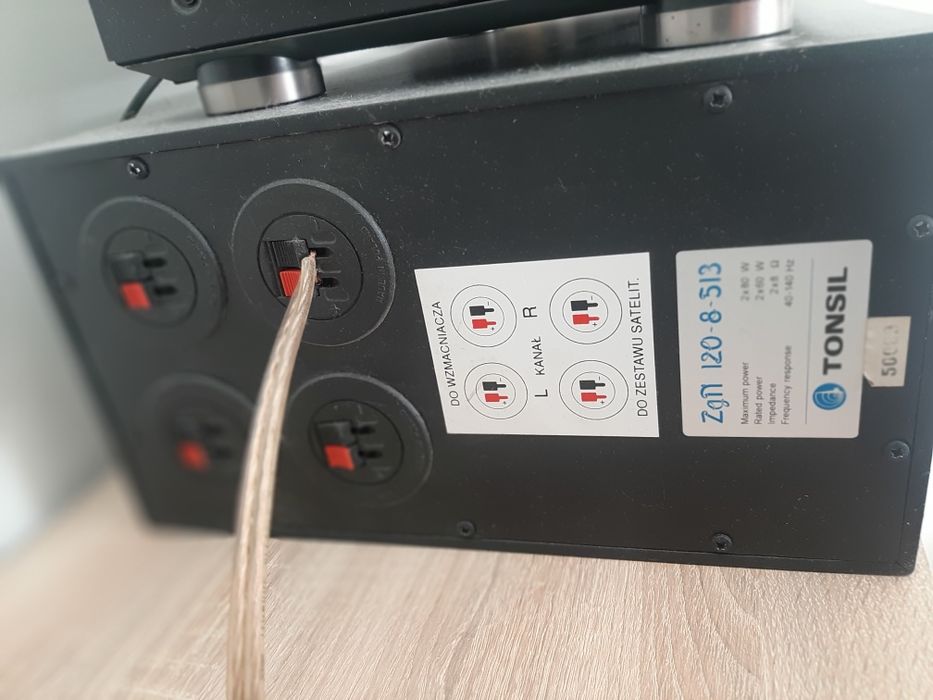 Zestaw audio sony/tonsil/rava