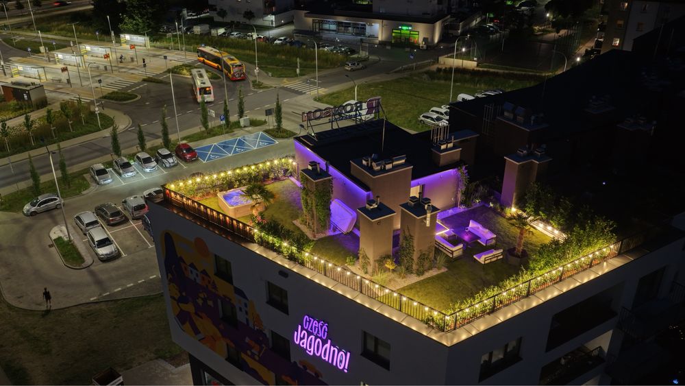 Sky Jagodno- apartament z jacuzzi na doby.