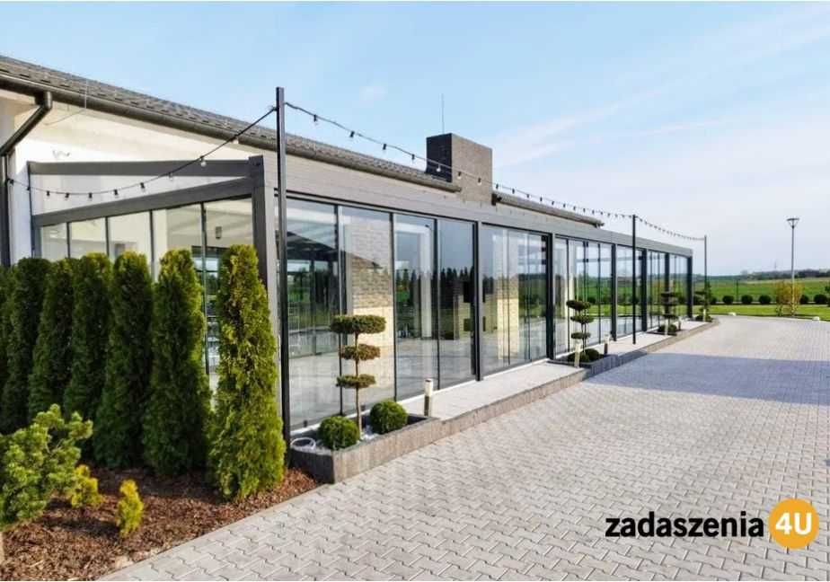 Zadaszenia tarasów, zabudowy balkonów, szklane pergole, ogrody zimowe