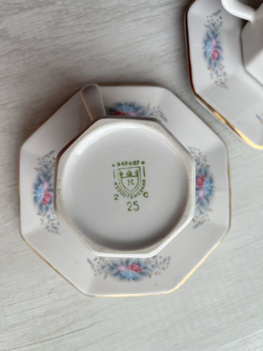 Чашки Коростень фарфор