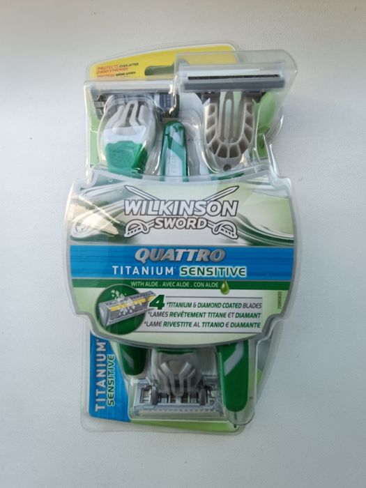Wilkinson Sword Quattro Titanium Sensitive

4 лезвия