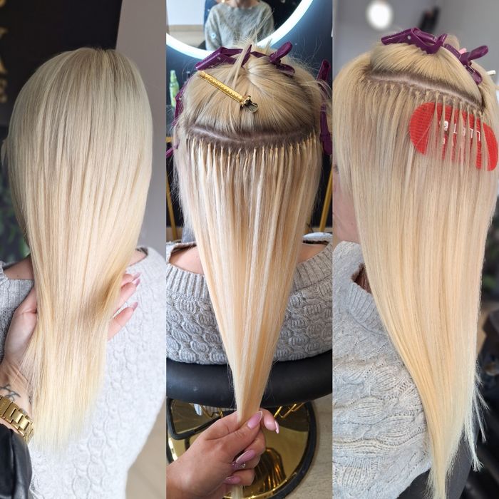 Przedłużanie i zagęszczanie włosów mini Keratyna nano bonds tape on