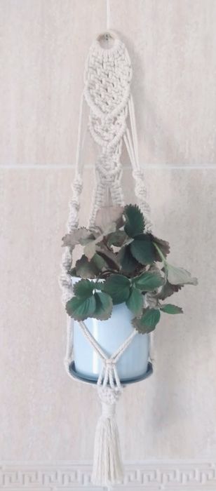 Suporte plantas macramé